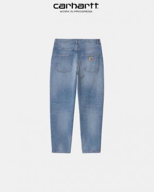 Carhartt Wip Newel Pant Blue (light used wash) | TH0001452