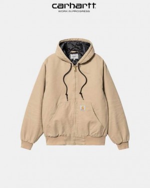 Carhartt Wip OG Active Jacket (Winter) Dusty Hamilton Brown (aged canvas) | TH0000098