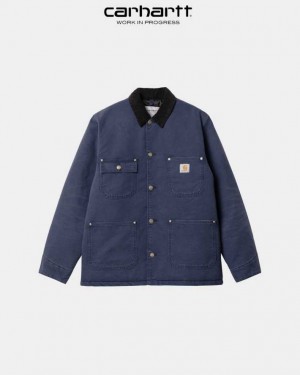 Carhartt Wip OG Chore Coat (Winter) Enzian (aged canvas) | TH0000963