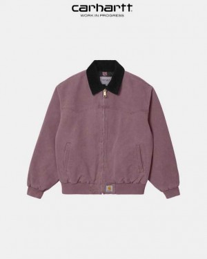 Carhartt Wip OG Santa Fe Jacket (Winter) Dark Plum | TH0000104