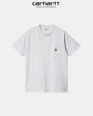 Carhartt Wip Pocket T-Shirt Ash Heather | TH0002292