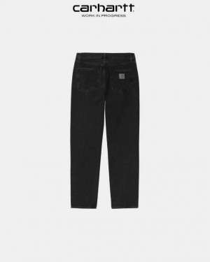 Carhartt Wip Pontiac Pant Black (stone washed) | TH0001486