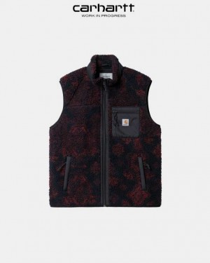 Carhartt Wip Prentis Vest Liner Dark Navy Verse Jacquard | TH0001091