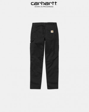 Carhartt Wip Ruck Single Knee Pant - Millington Twill Black | TH0001504