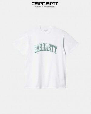 Carhartt Wip Scrawl Script T-Shirt White | TH0002320