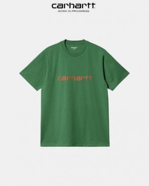 Carhartt Wip Script T-Shirt Bonsai | TH0002327