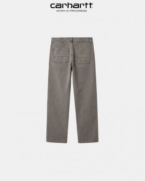 Carhartt Wip Simple Pant - Dearborn Canvas Black (faded) | TH0001521