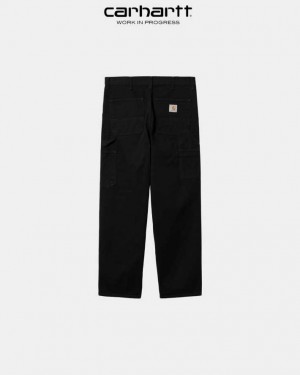 Carhartt Wip Single Knee Pant - Denim Black (one wash) | TH0001541