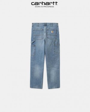 Carhartt Wip Single Knee Pant - Denim Blue (light used washed) | TH0001539