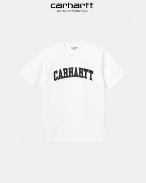 Carhartt Wip University T-Shirt White | TH0002350