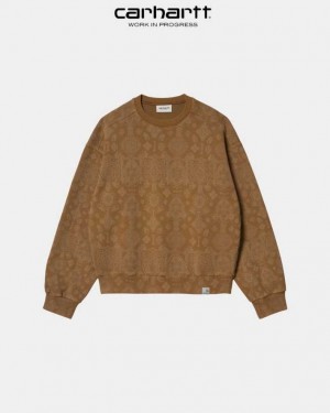 Carhartt Wip Verse Sweatshirt Hamilton Brown | TH0000376