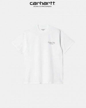 Carhartt Wip Vino T-Shirt White | TH0002363