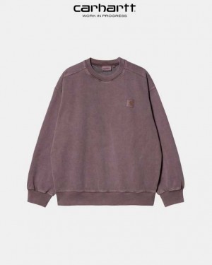 Carhartt Wip Vista Sweatshirt Dark Plum | TH0000380