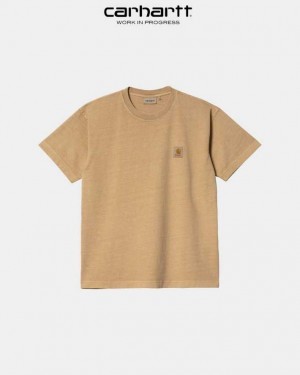 Carhartt Wip Vista T-Shirt Dusty Hamilton Brown | TH0002373