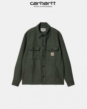 Carhartt Wip Wiston Shirt Jacket Boxwood | TH0001777