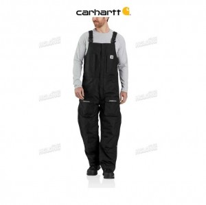 Carhartt Yukon Extremes Loose Fit Insulated Biberall Black | TH0001317