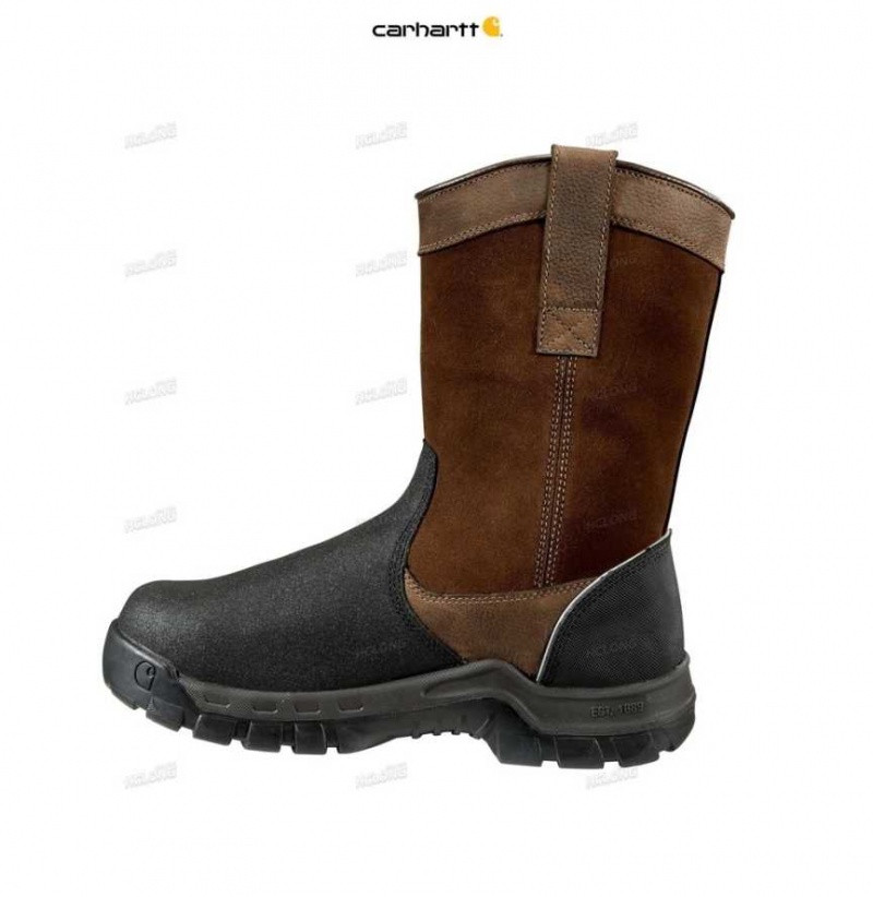 Carhartt 11-Inch Internal Met Guard Composite Toe Wellington Coffee | TH0002807