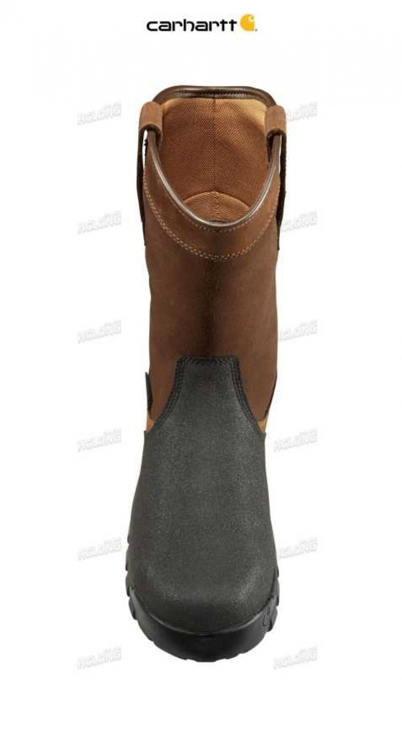 Carhartt 11-Inch Internal Met Guard Composite Toe Wellington Coffee | TH0002807