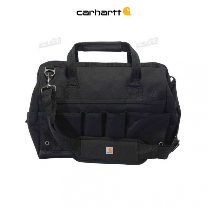 Carhartt 16-Inch 30 Pocket Heavyweight Tool Bag Black | TH0000613