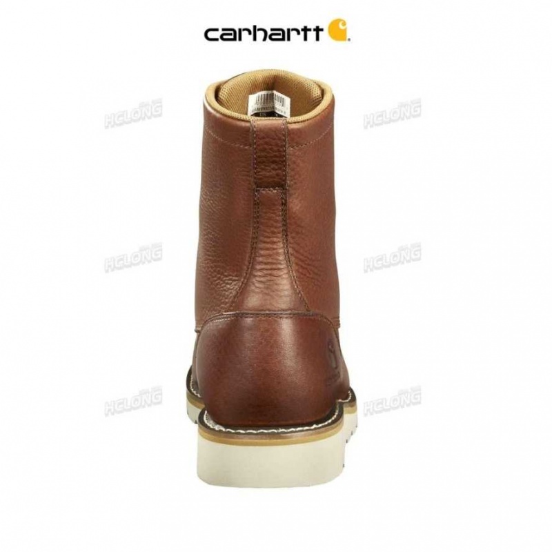 Carhartt 8-Inch Steel Toe Wedge Boot Redwood | TH0002857