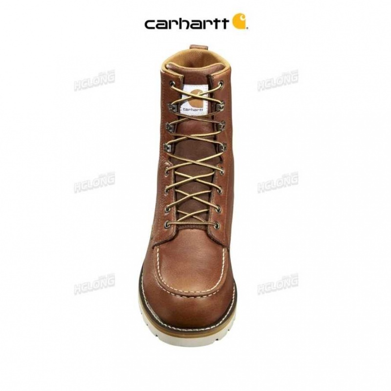 Carhartt 8-Inch Steel Toe Wedge Boot Redwood | TH0002857