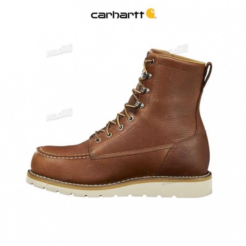 Carhartt 8-Inch Steel Toe Wedge Boot Redwood | TH0002857