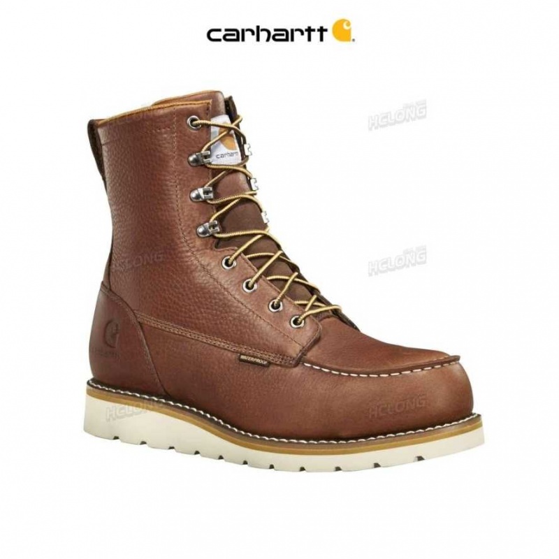 Carhartt 8-Inch Steel Toe Wedge Boot Redwood | TH0002857