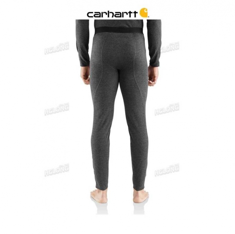 Carhartt Base Force Heavyweight Poly-Wool Bottom Black Heather | TH0001693