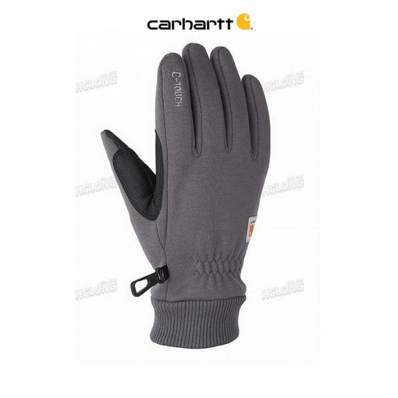 Carhartt C-Touch Knit Glove Carbon Heather | TH0001109