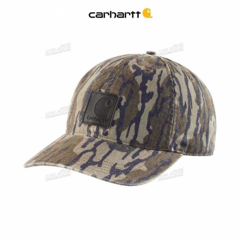 Carhartt Canvas Camo Cap Mossy Oak Bottomland Camo | TH0000930