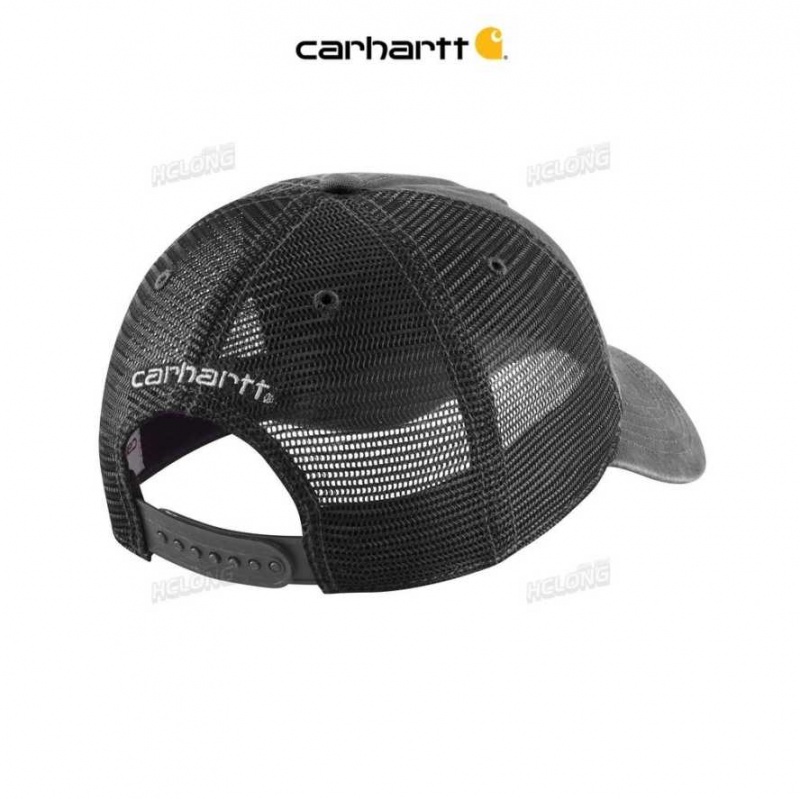 Carhartt Canvas Mesh-Back Cap Black | TH0000852