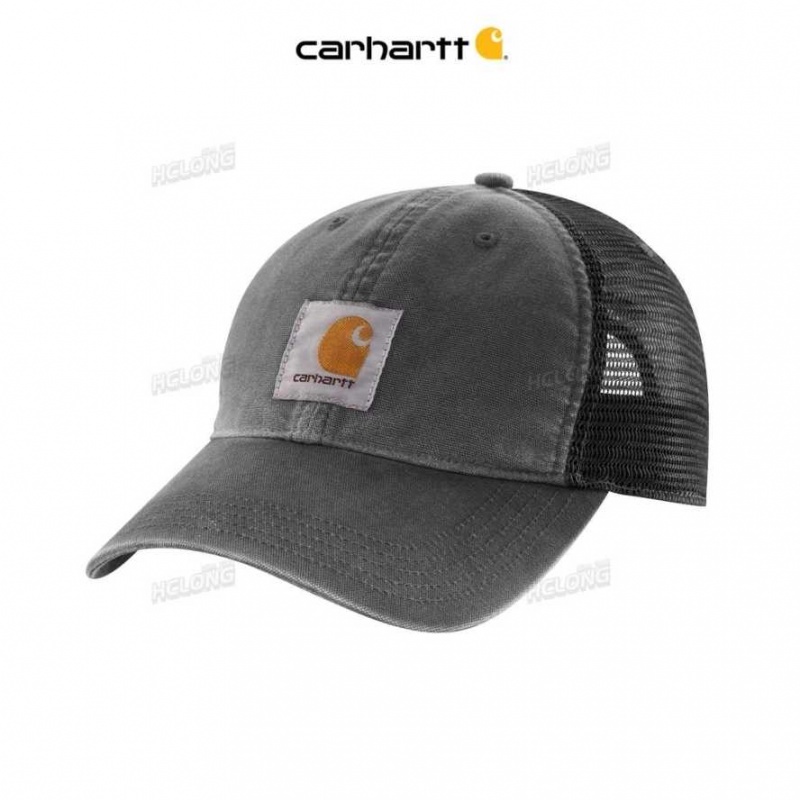 Carhartt Canvas Mesh-Back Cap Black | TH0000852