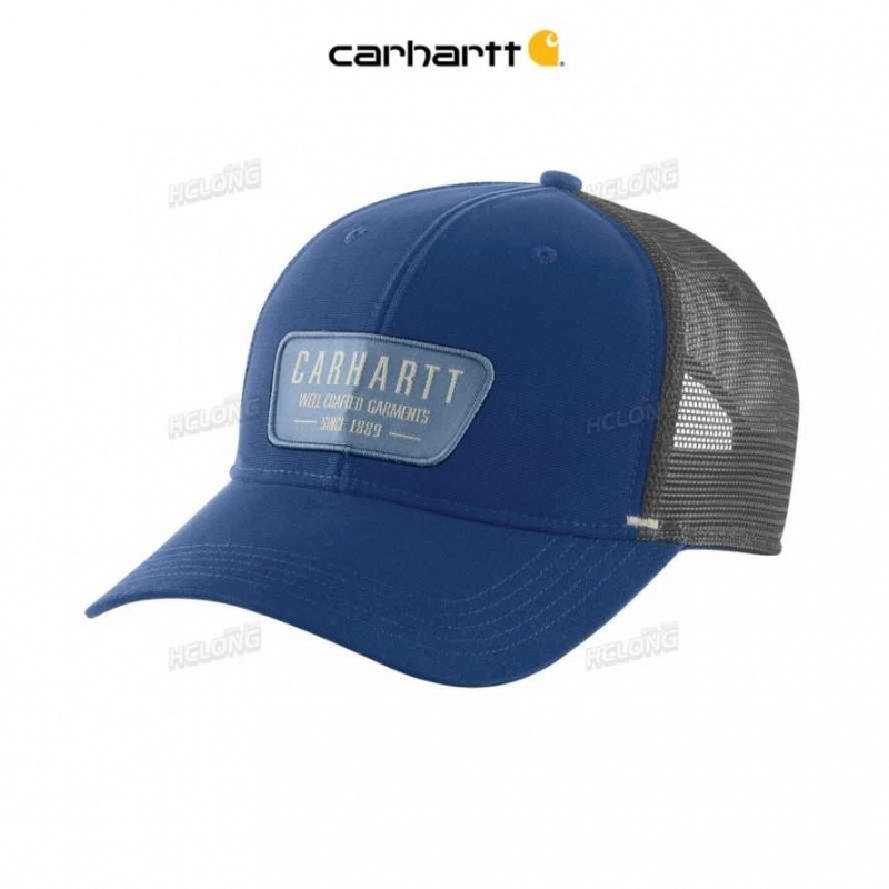 Carhartt Canvas Mesh-Back Crafted Patch Cap Lakeshore | TH0000928