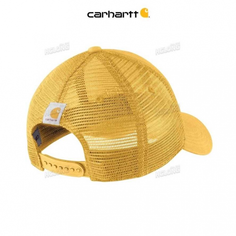 Carhartt Canvas Mesh-Back Logo Graphic Cap Sundance | TH0000890