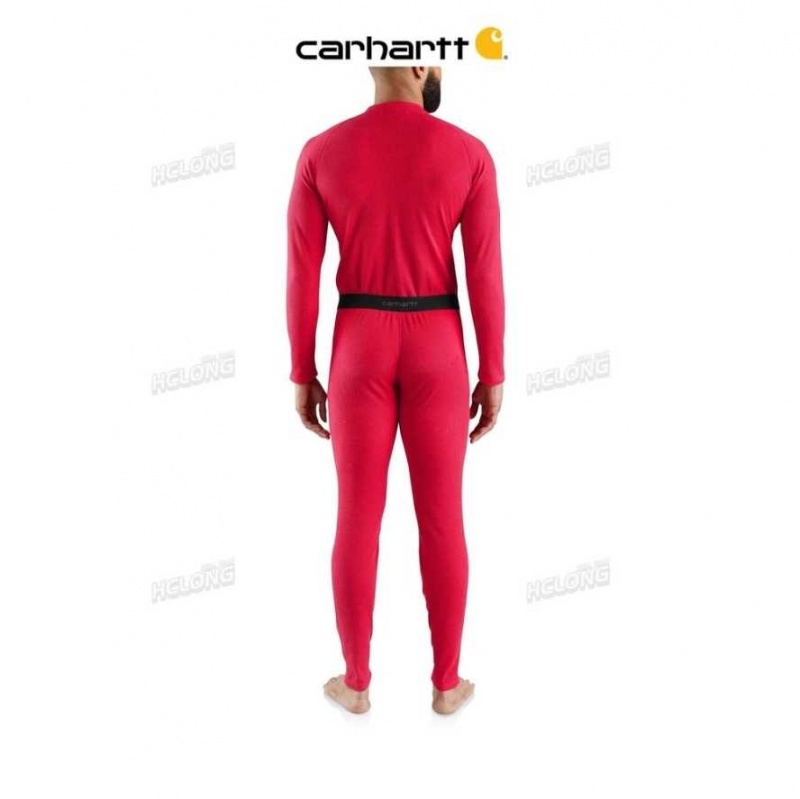 Carhartt Classic Cotton-Poly Union Suit Red | TH0002636