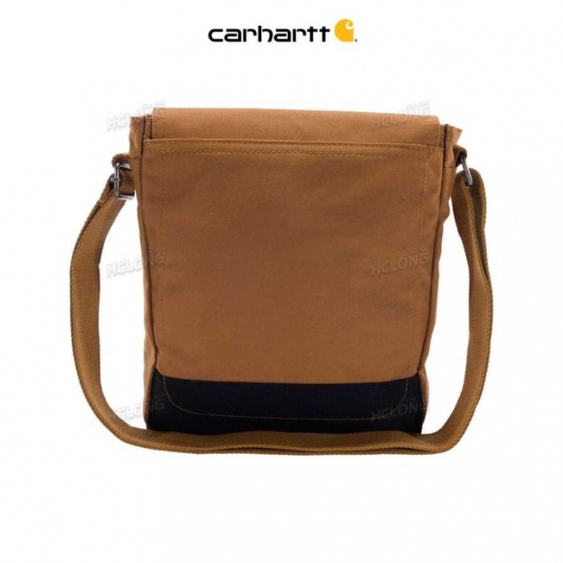 Carhartt Cross Body Snap Bag Brown | TH0000637