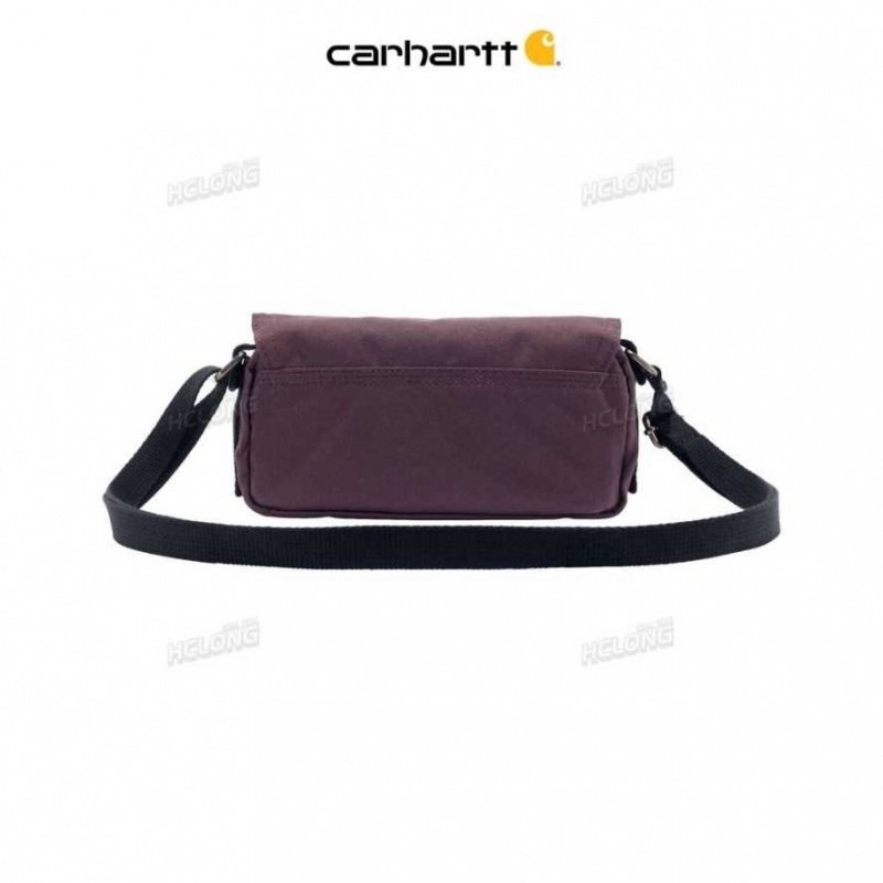 Carhartt Crossbody Horizontal Bag Burgundy | TH0000632