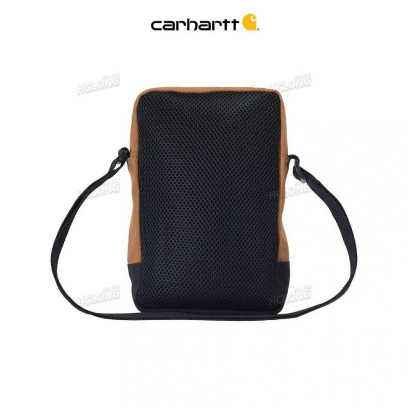 Carhartt Crossbody Zip Bag Brown | TH0000604