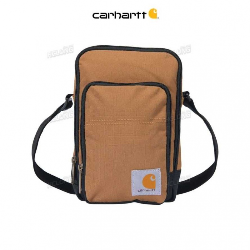 Carhartt Crossbody Zip Bag Brown | TH0000604