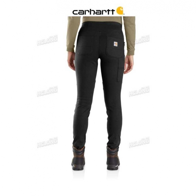 Carhartt Flame-Resistant Force Fitted Midweight Utility Legging Black | TH0001288