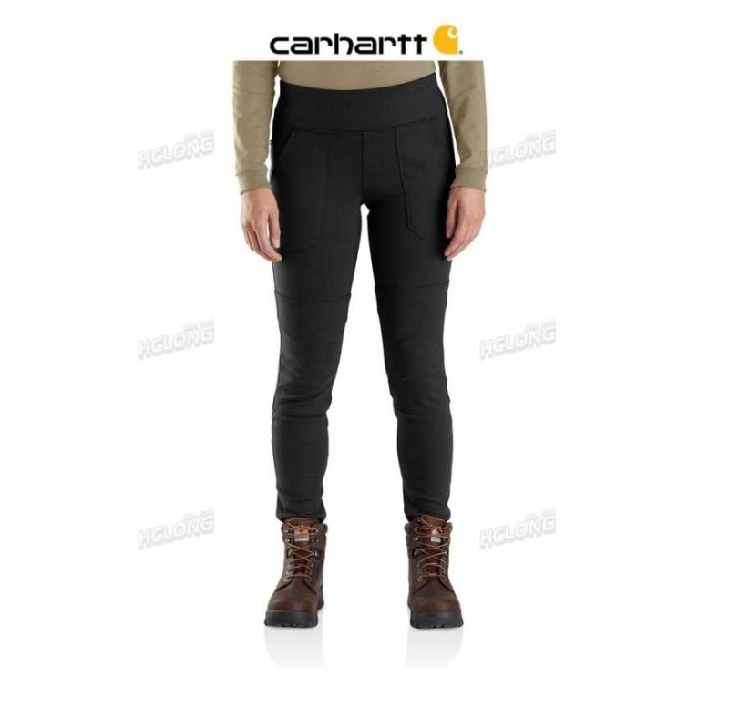 Carhartt Flame-Resistant Force Fitted Midweight Utility Legging Black | TH0001288