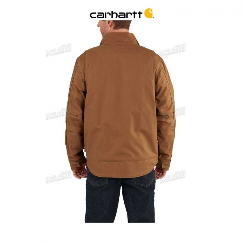 Carhartt Flame-Resistant Full Swing Quick Duck Jacket Brown | TH0000233