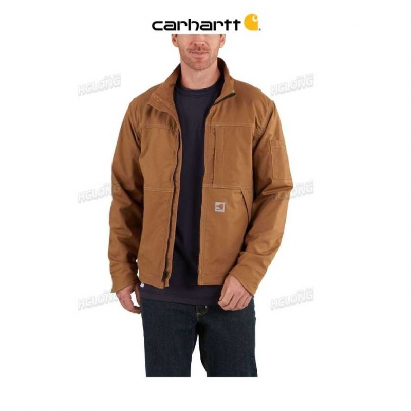 Carhartt Flame-Resistant Full Swing Quick Duck Jacket Brown | TH0000233