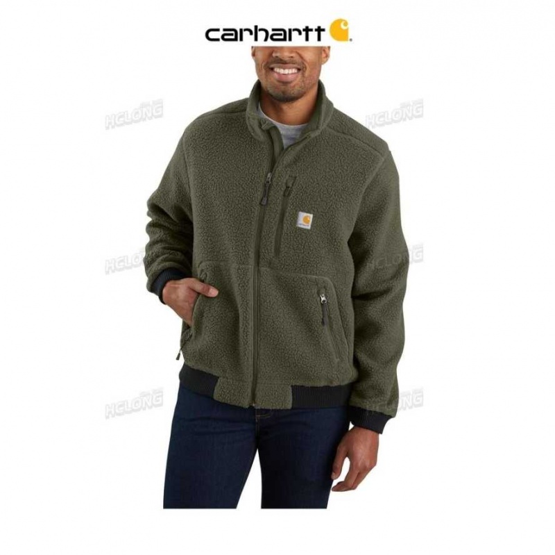 Carhartt Fleece Jacket Basil Heather | TH0000184