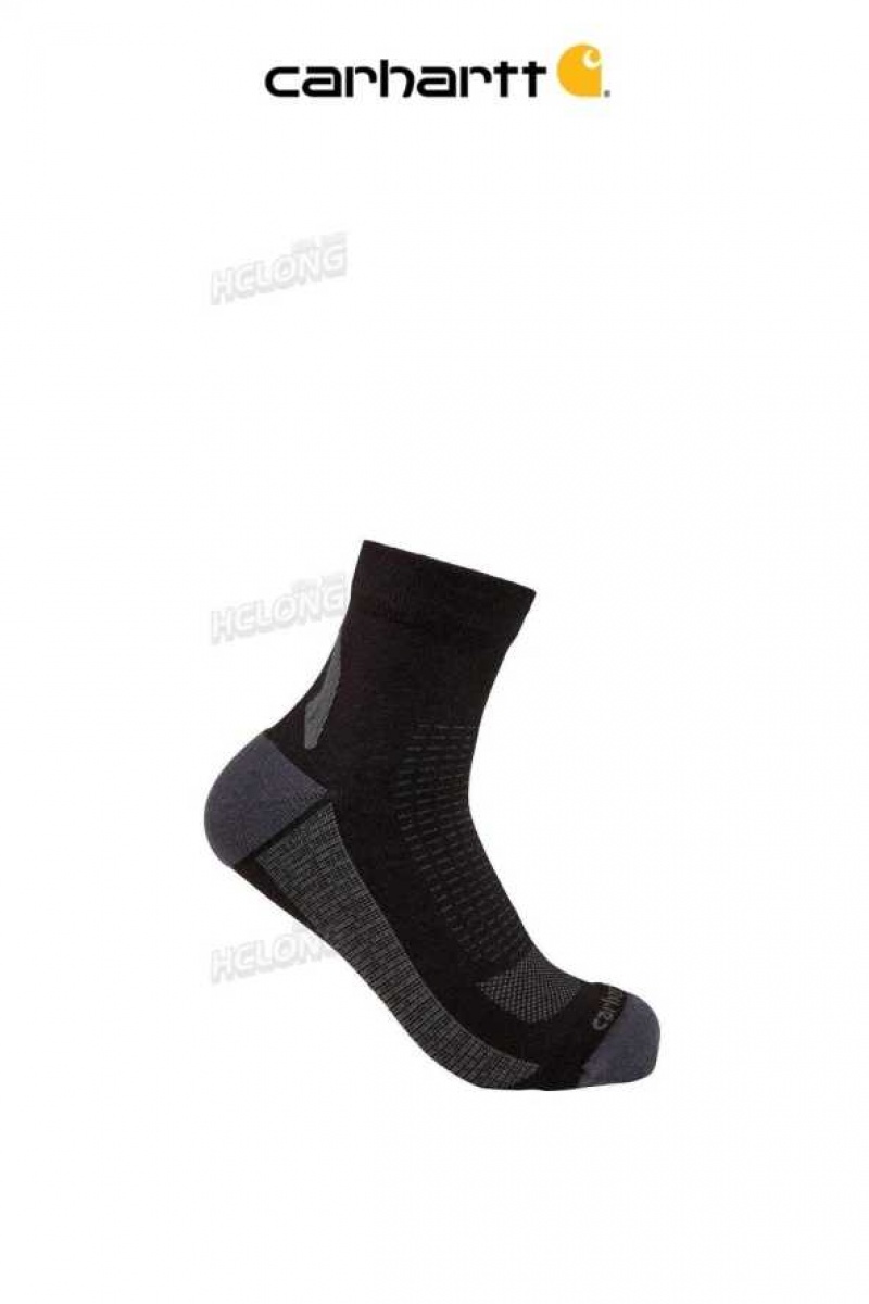 Carhartt Force Lightweight Quarter Sock Black | TH0002050