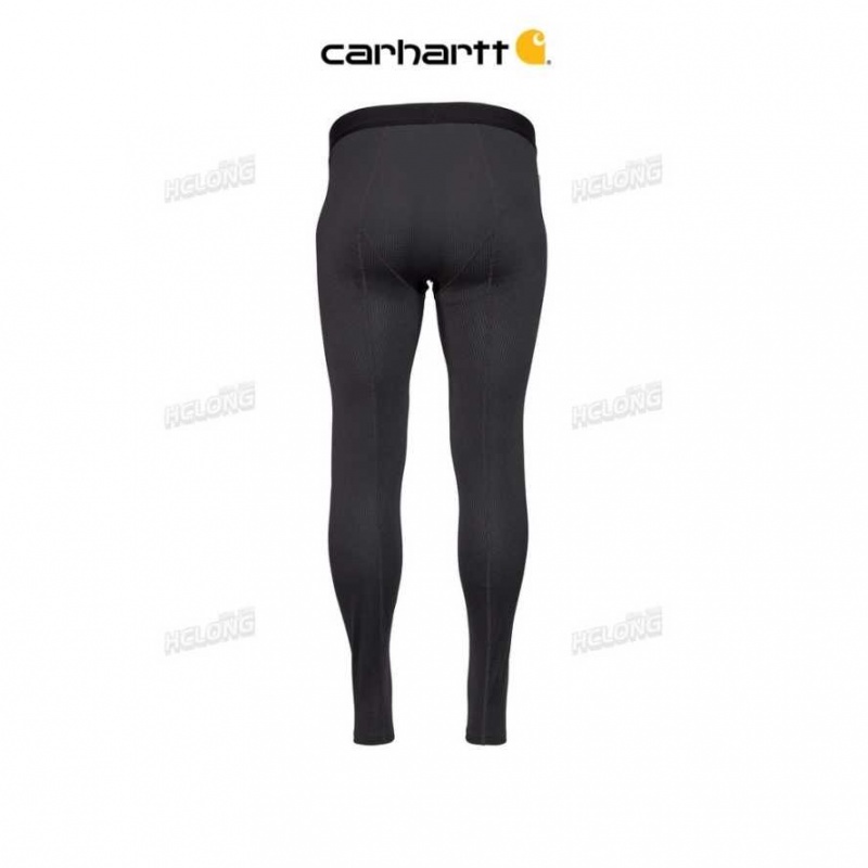 Carhartt Force Lightweight Stretch Grid Base Layer Pant Black | TH0001698