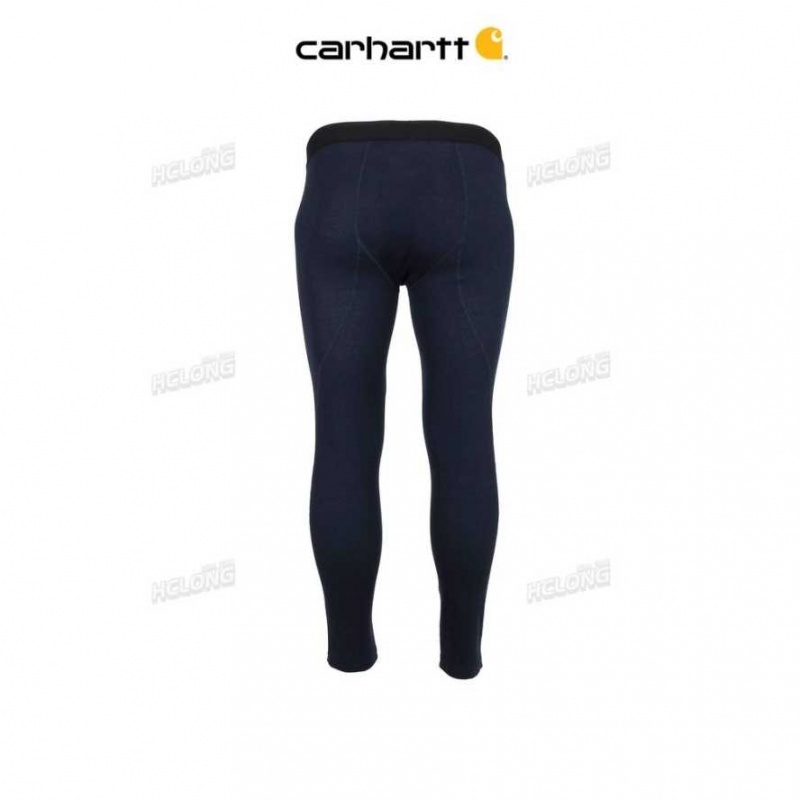 Carhartt Force Midweight Micro-Grid Base Layer Pant Navy | TH0002657