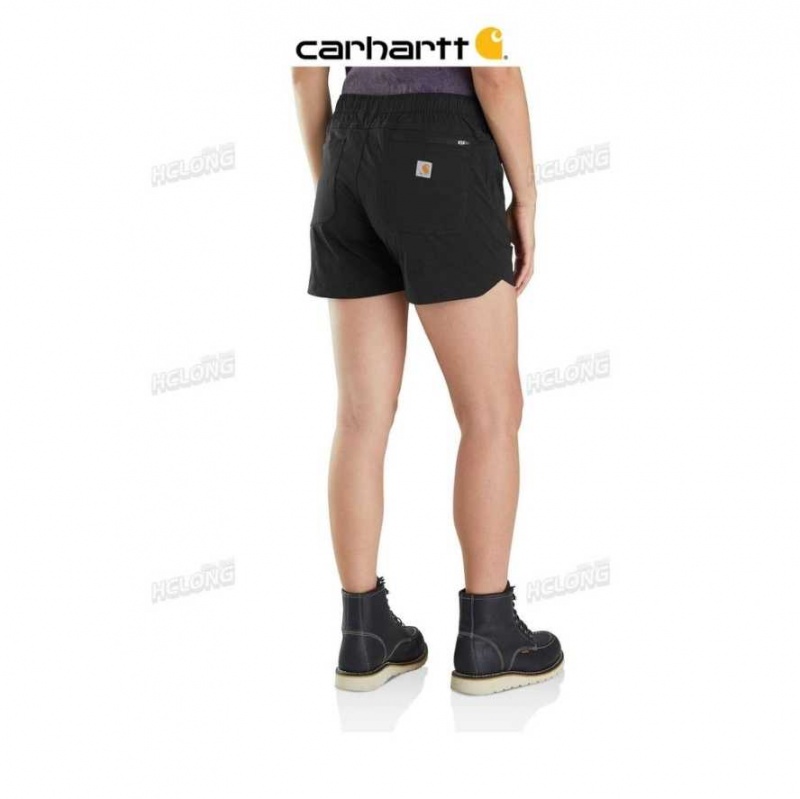 Carhartt Force Relaxed Fit Ripstop 5-Pocket Work Short Black | TH0001877