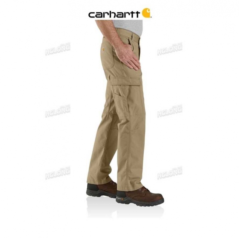 Carhartt Force Relaxed Fit Ripstop Cargo Work Pant Dark Khaki | TH0001629