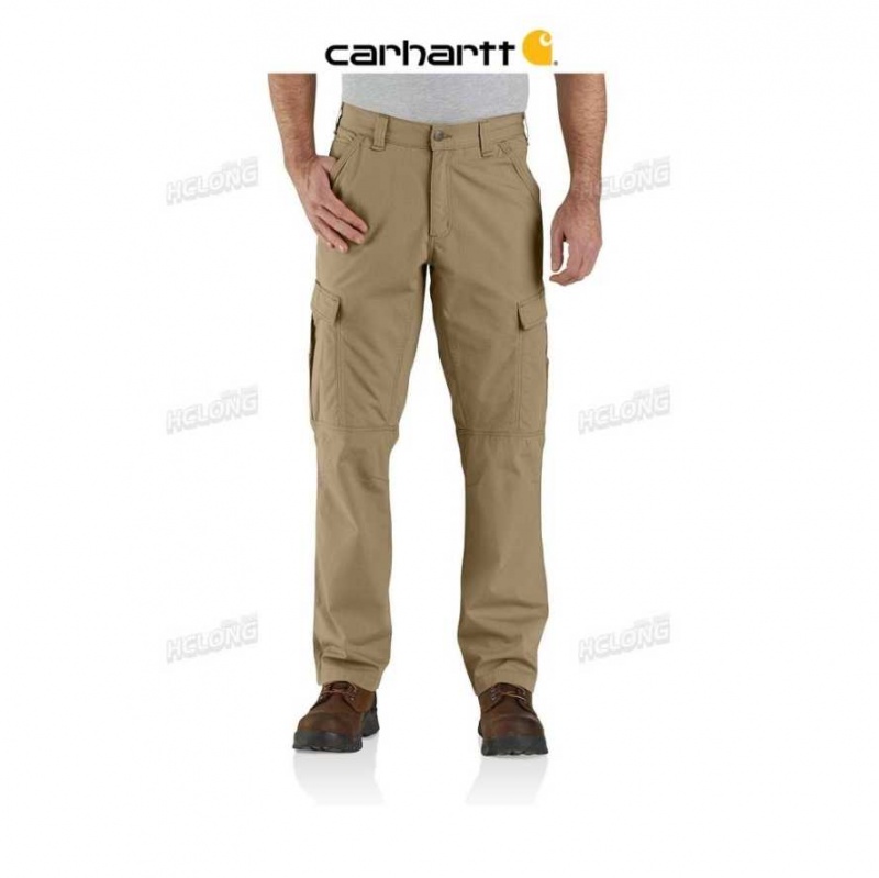 Carhartt Force Relaxed Fit Ripstop Cargo Work Pant Dark Khaki | TH0001629